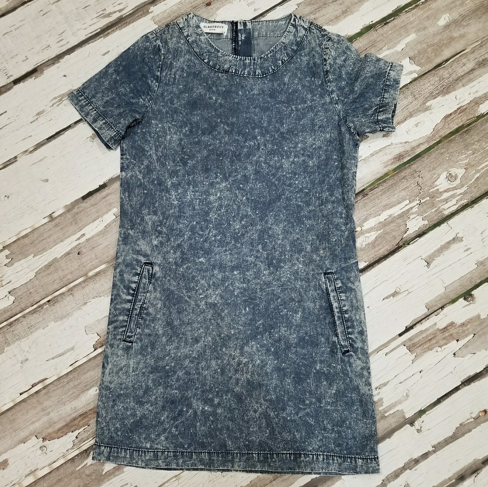 FLASH SALE!!   GLAMOROUS PETITE  DENIM SHIFT   - 8